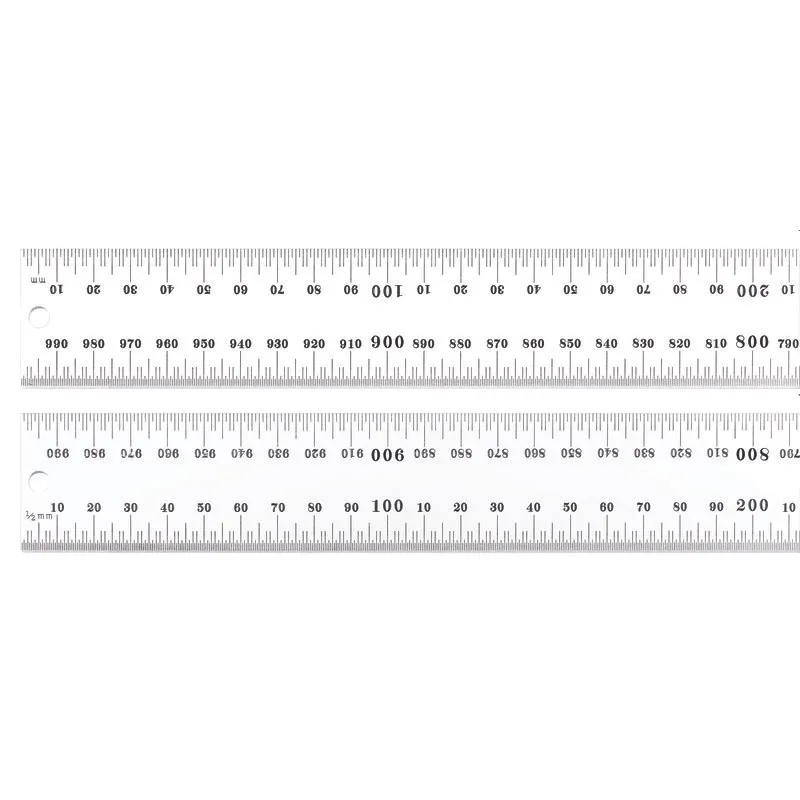 STARRETT C635-1000 Steel Rule Spring-tempered 1000mm | AE6MZV 5UAP0 / 52633