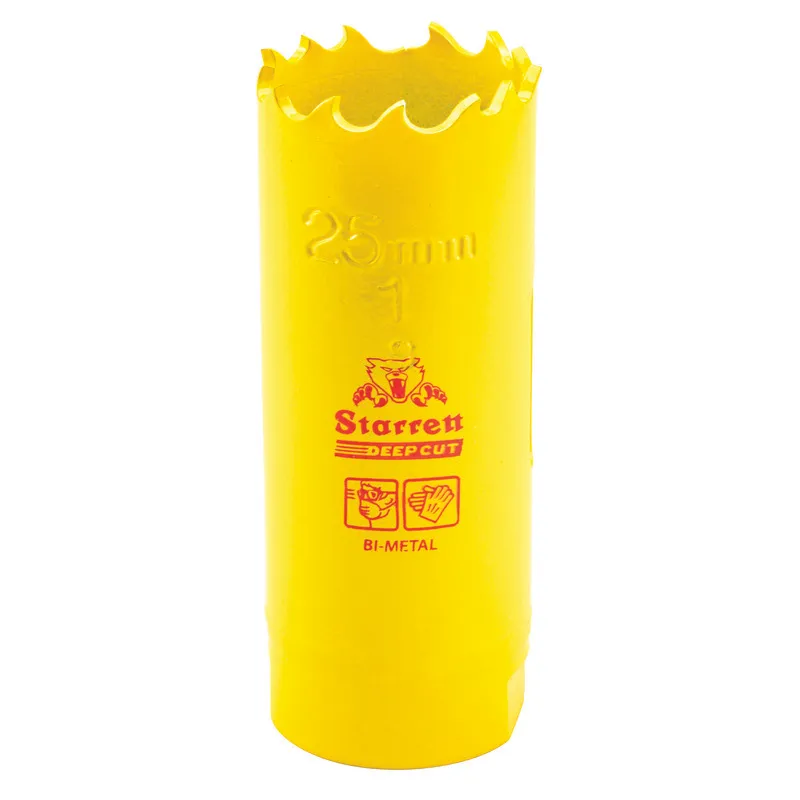 STARRETT DCH0100-G Bi-Metal Deep Cut Hole Saw, 1 Inch, 25 mm | CU4NKK 44WD19