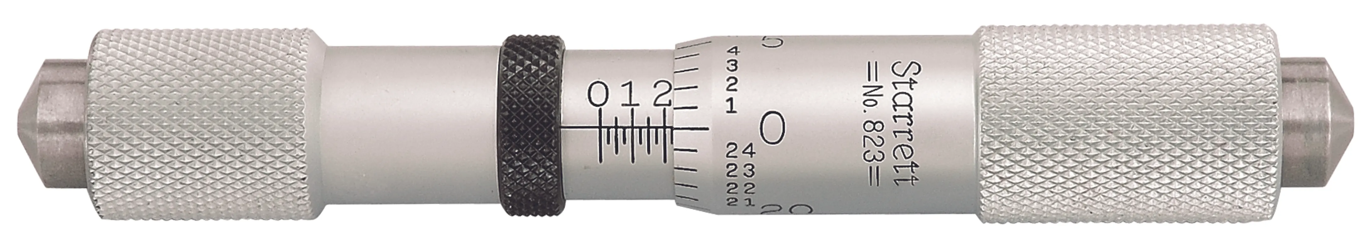 STARRETT H823C/D/E Mechanical Micrometer Headch to Inch Range, 0.001 Inch Resolution, Plain Thimble | CT3XWG 30A155