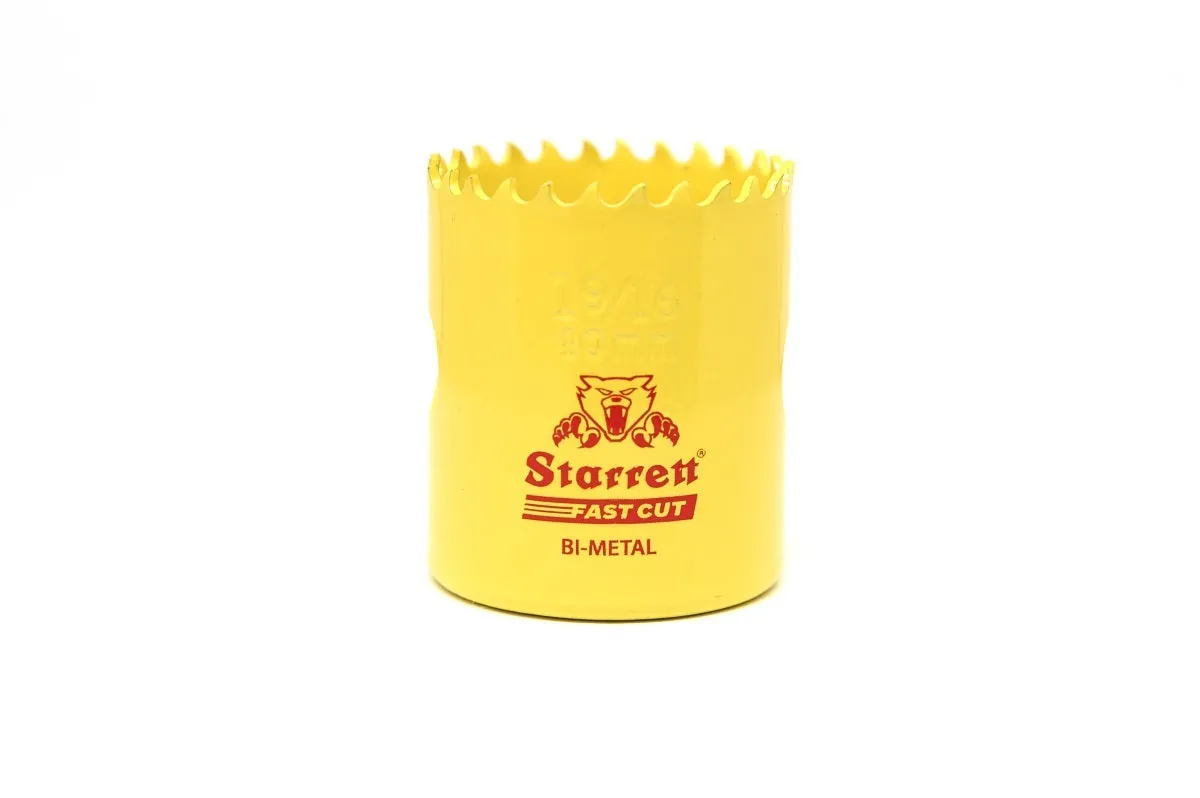 Fast Cut Hole Saw, 40 mm Dia., Yellow