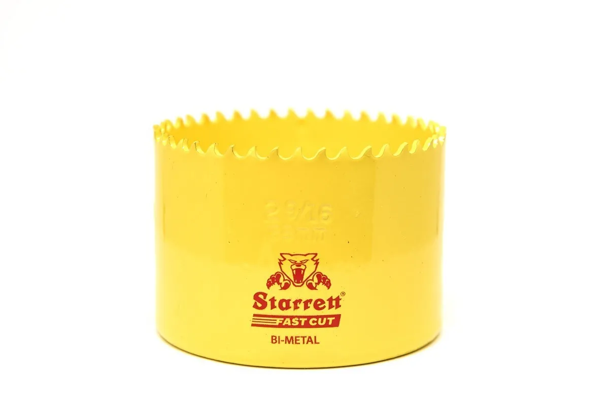 Fast Cut Hole Saw, 65 mm Dia., Yellow