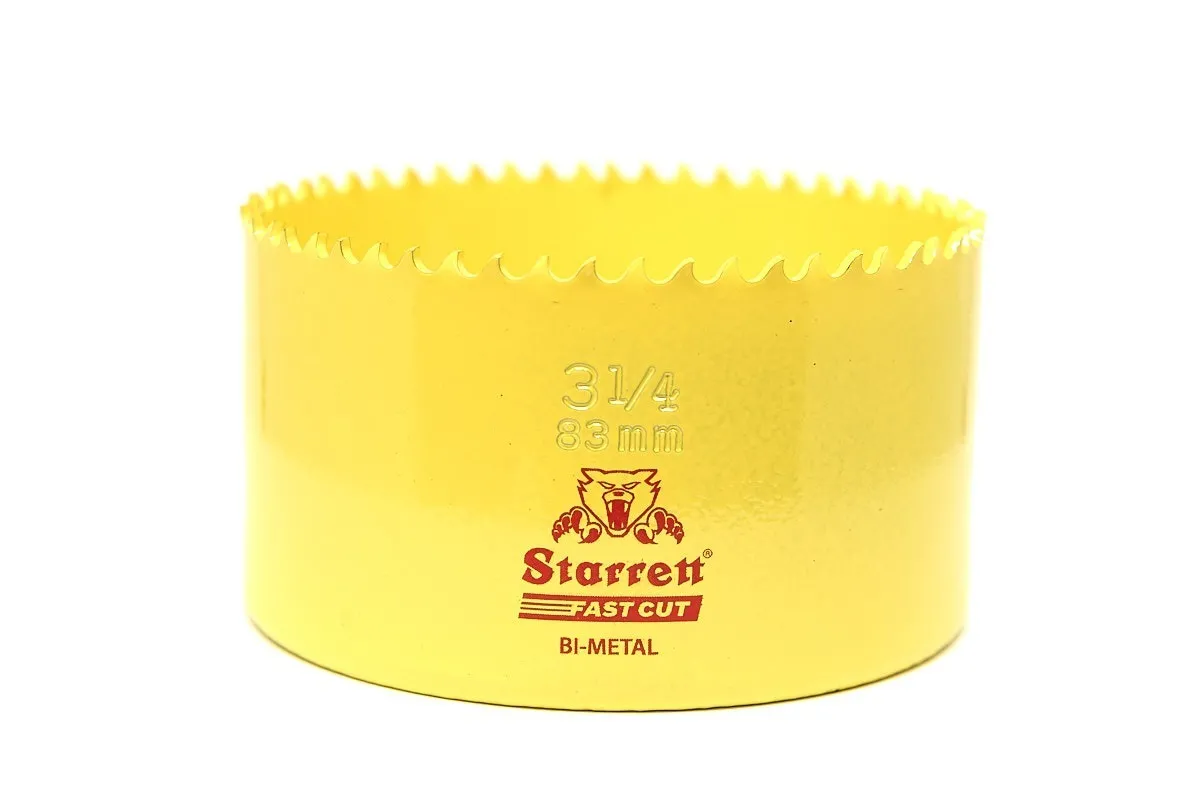 Fast Cut Hole Saw, 83 mm Dia., Yellow