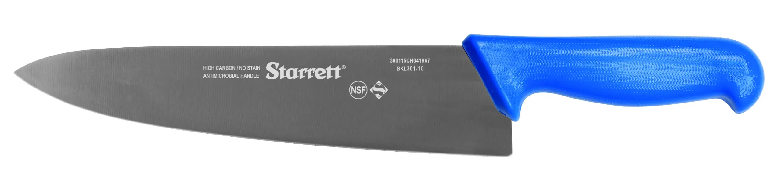Chef Knife, Wide Triangular, 250 mm Size, Blue