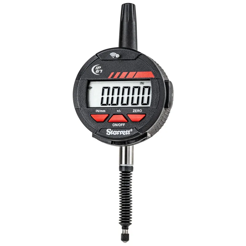 STARRETT W2900-3-1 Wireless Digital Indicator, 0 Inch to 1 in/0 mm to 25.00 mm Range, IP67 | CQ8XTW 783RD3