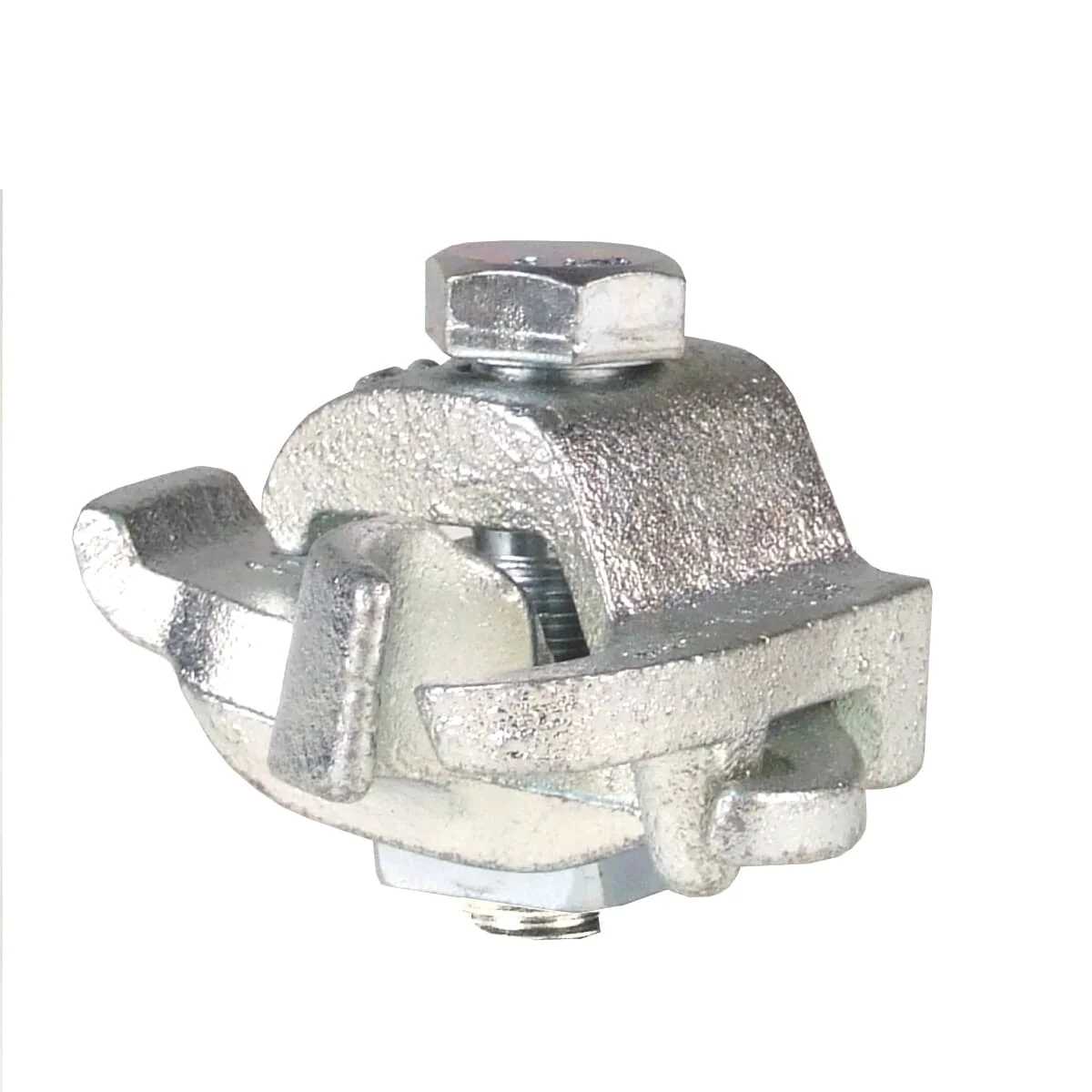 Beam Clamp, Hot Dipped Galvanized Finish, Edge Type, Malleable Iron