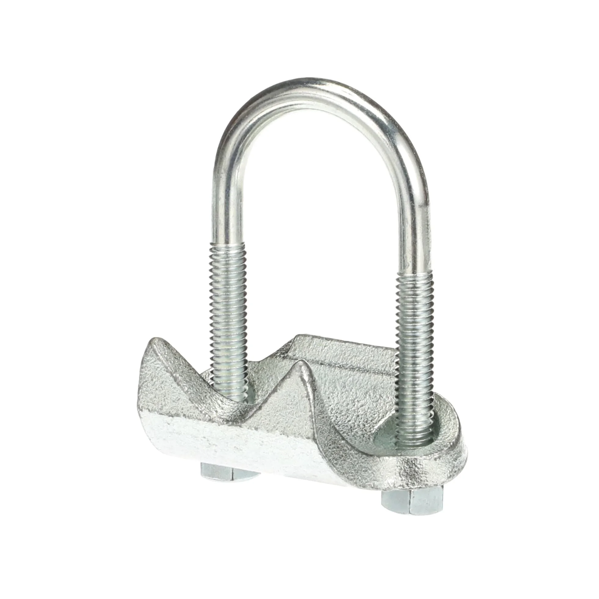 Beam Clamp, Hot Dipped Galvanized Finish, Right Type, Malleable Iron