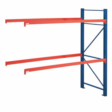 STEEL KING AP42096M475108A Pallet Rack Add-On Unit, 111 Inch x 42 Inch x 8 ft, 12 ga Beams, 16 ga UprigHeights | CU4PQV 454T83