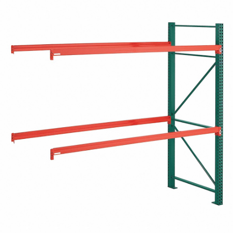 STEEL KING AG36120M475108A Pallet Rack Add-On Unit, 111 Inch x 36 Inch x 10 ft, 12 ga Beams, 14 ga UprigHeights | CU4PQQ 454U04