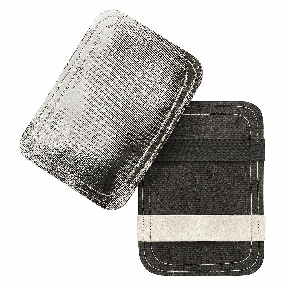 Glove Back-Aluminized Hand Pad, Fiberglass, Fiberglass, 7 1/2 Inch Length, 5 1/2 Inch Wd