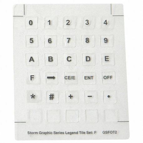 STORM INTERFACE GFX/GFXI KEYTOP TILES F
