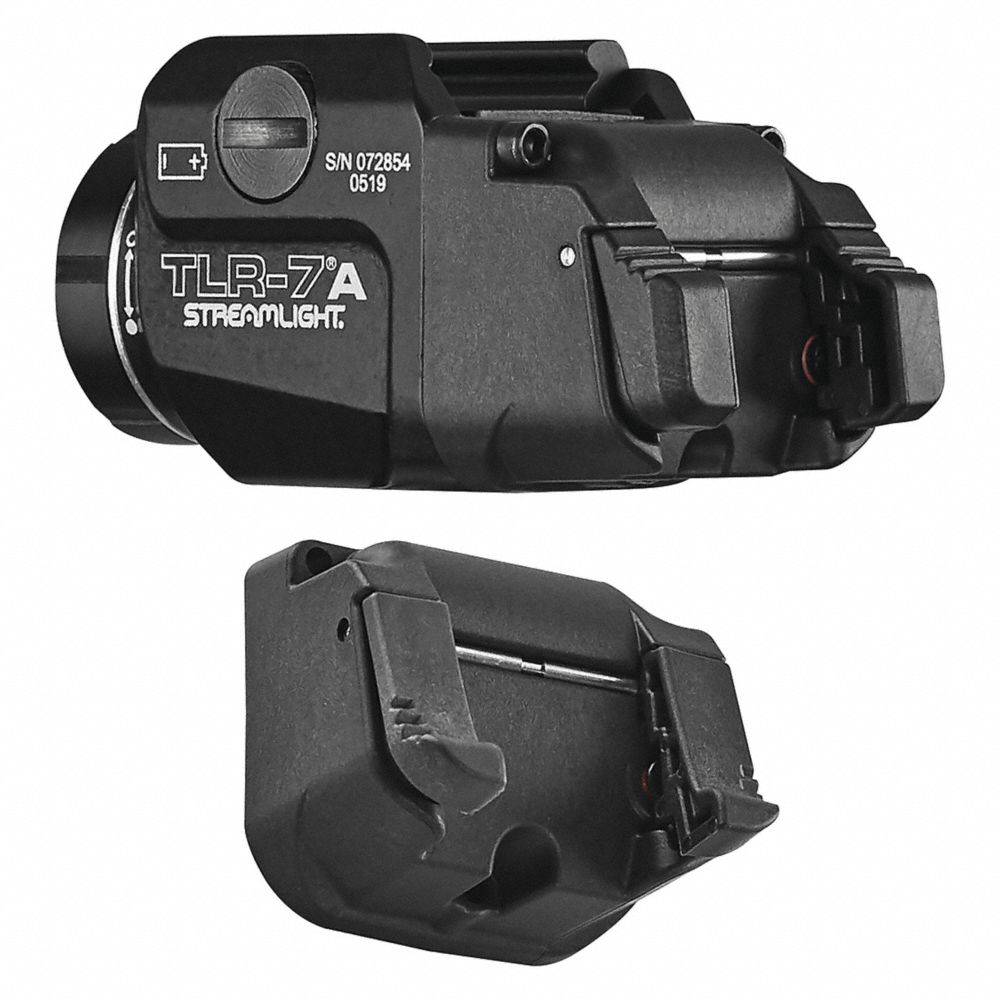 Mounted Tactical Flashlight, 500 lumens, LED