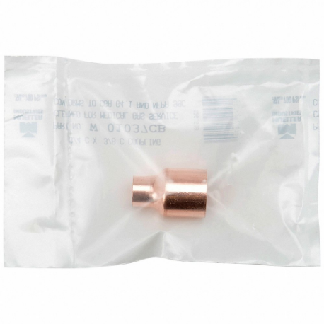 MUELLER STREAMLINE W 01037CB Copper Pressure Fittings Clean And Bagged, Wrot Copper, Cup X Cup | CU4TER 788GV5