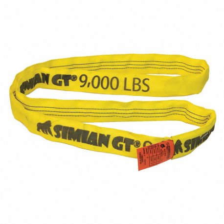 STREN-FLEX SFERSST3-10 Simian Gt Round Sling, 10 ft Sling Length, 9000 Lb Vertical Hitch Capacity | CU4TWW 48GA65