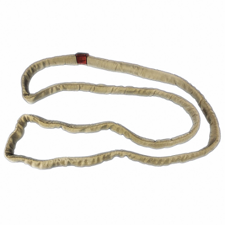 STREN-FLEX STRERS4-12 Round Sling, 12 Ft Sling Length, 10600 Lb Vertical Hitch Capacity, Tan Color | CU4TVD 48GC26