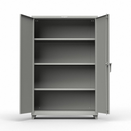 STRONG HOLD 46-243-L-5S Storage Cabinet, 48 Inch x 24 Inch x 72 Inch, Swing Handle & Padlock Hasp | CU4UGY 56MX60