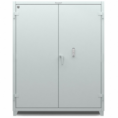 STRONG HOLD 56-243-EK-L Cabinet, 48 Inch x 24 Inch x 75 in, Swing Handle & Electronic Lock, Legs, Shelves, Battery | CU4UEJ 795CW7
