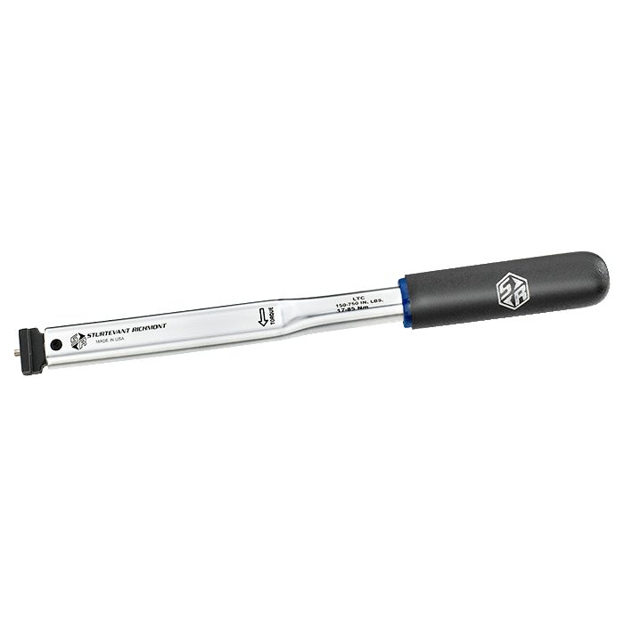 Interchangeable Head Torque Wrench, 30-150 Inch Lb Torque Range