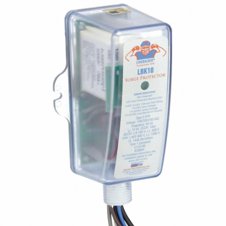 SUPCO LBK10 Surge Protection Device, Single Phase, 120/240VAC | CU4VYK 52YK16