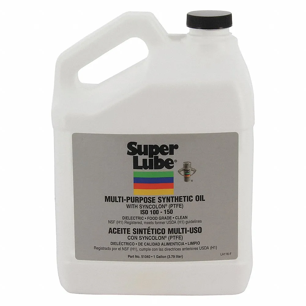 Multi-Use Synthetic Oil With PTFE, 1 Gallon, Bottle