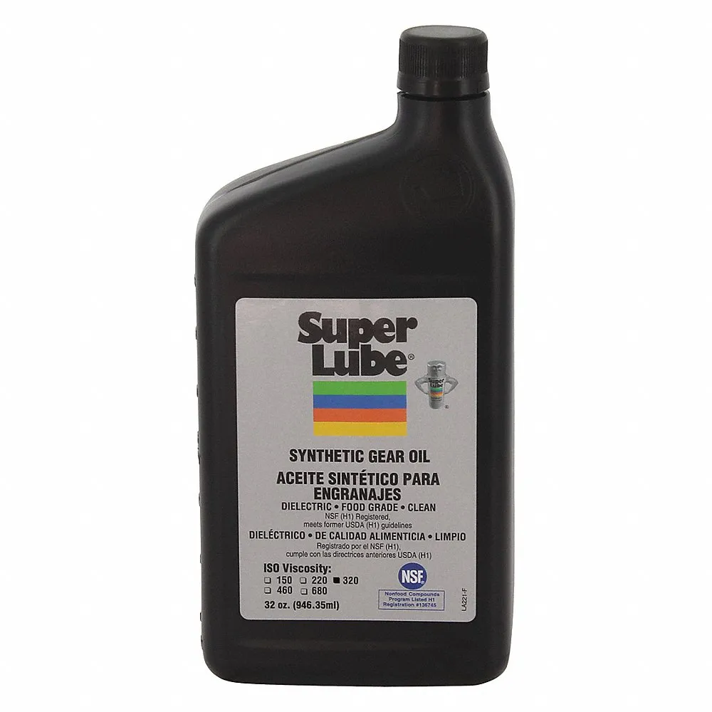 Synthetic Gear Oil, ISO 320, 1 Quart, Bottle