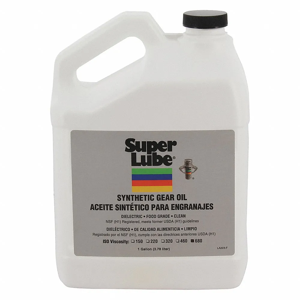 Synthetic Gear Oil, ISO 680, 1 Gallon, Bottle