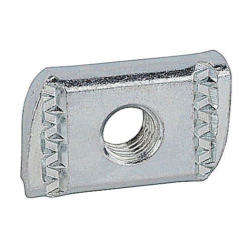 SUPER-STRUT AB100-1/2SS Channel Springless Nut, 1/2 Inch Size, Stainless Steel | CF4YFD