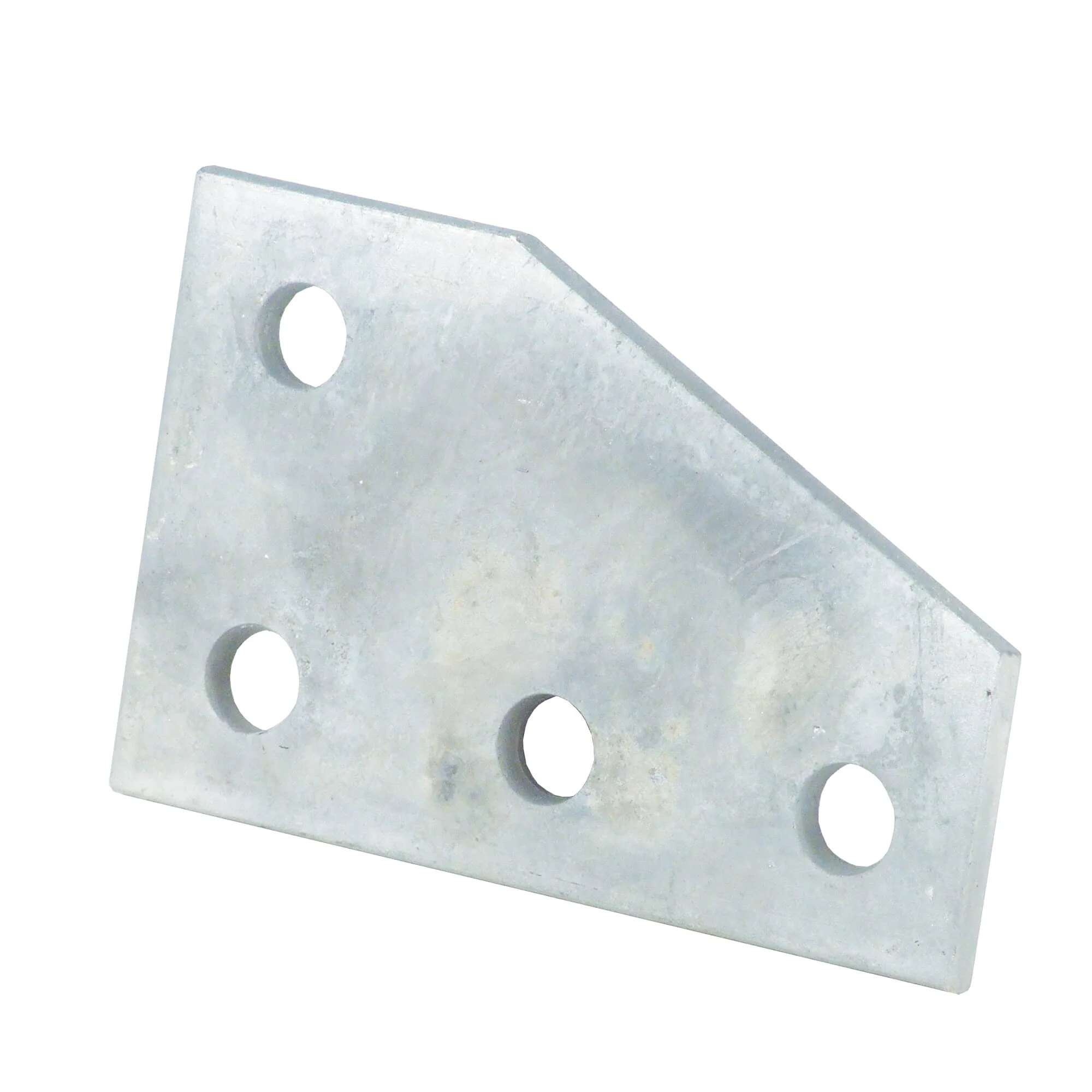 SUPER-STRUT AB257 Channel Flat Corner Plate, 4 Hole, 90 Degree | CF4XCV