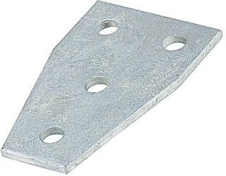 SUPER-STRUT AB265 Channel Flat Plate, 5 Hole | CF4ZQX