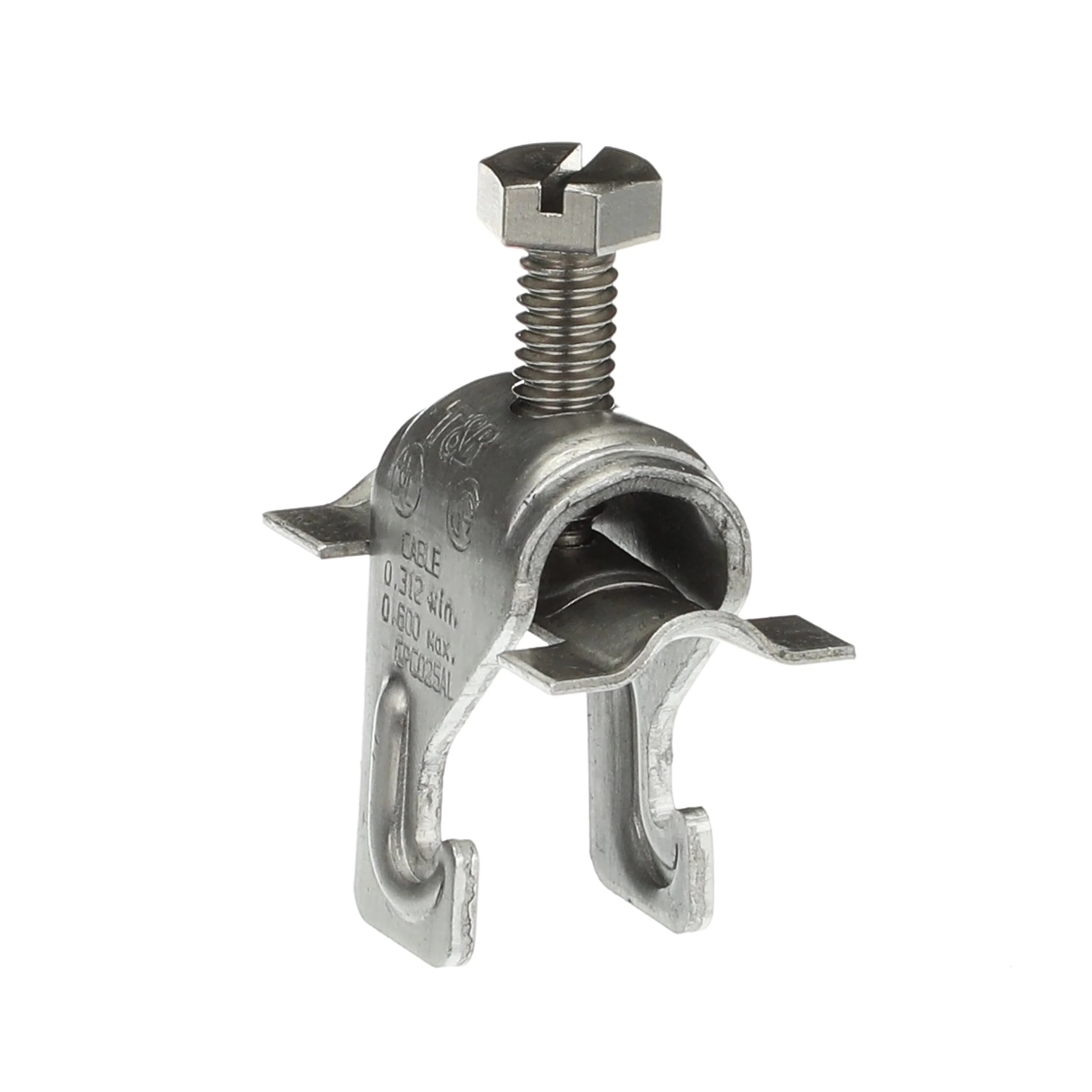 SUPER-STRUT CPC025AL Cable Pipe Clamp, 1/4 Inch Size, Aluminium | CF4XVM