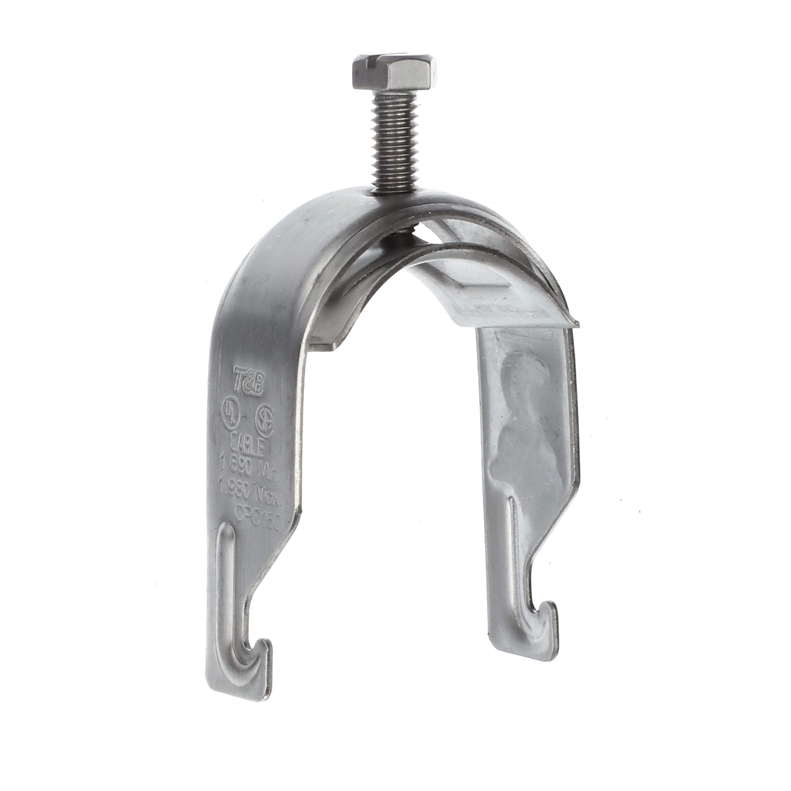 SUPER-STRUT CPC150SS6 Pipe Clamp, 1.5 Inch Size, Stainless Steel | CF6APC