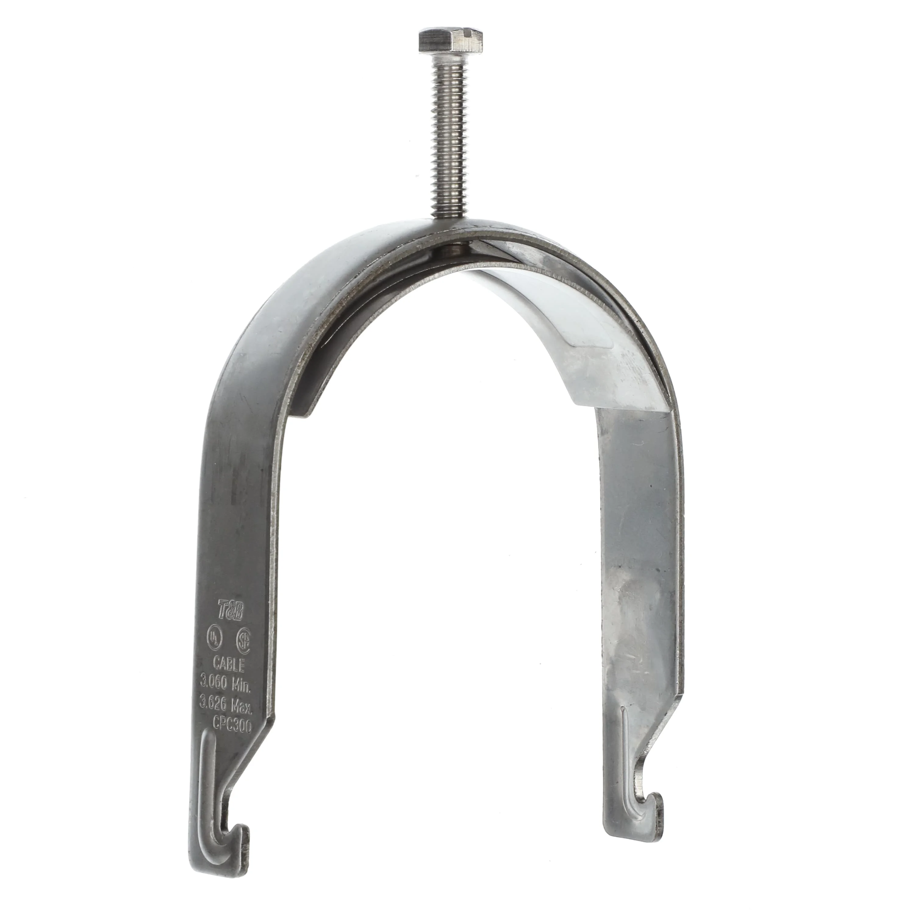 SUPER-STRUT CPC300SS6 Pipe Clamp, 3 Inch Size, Stainless Steel | CF4YFW
