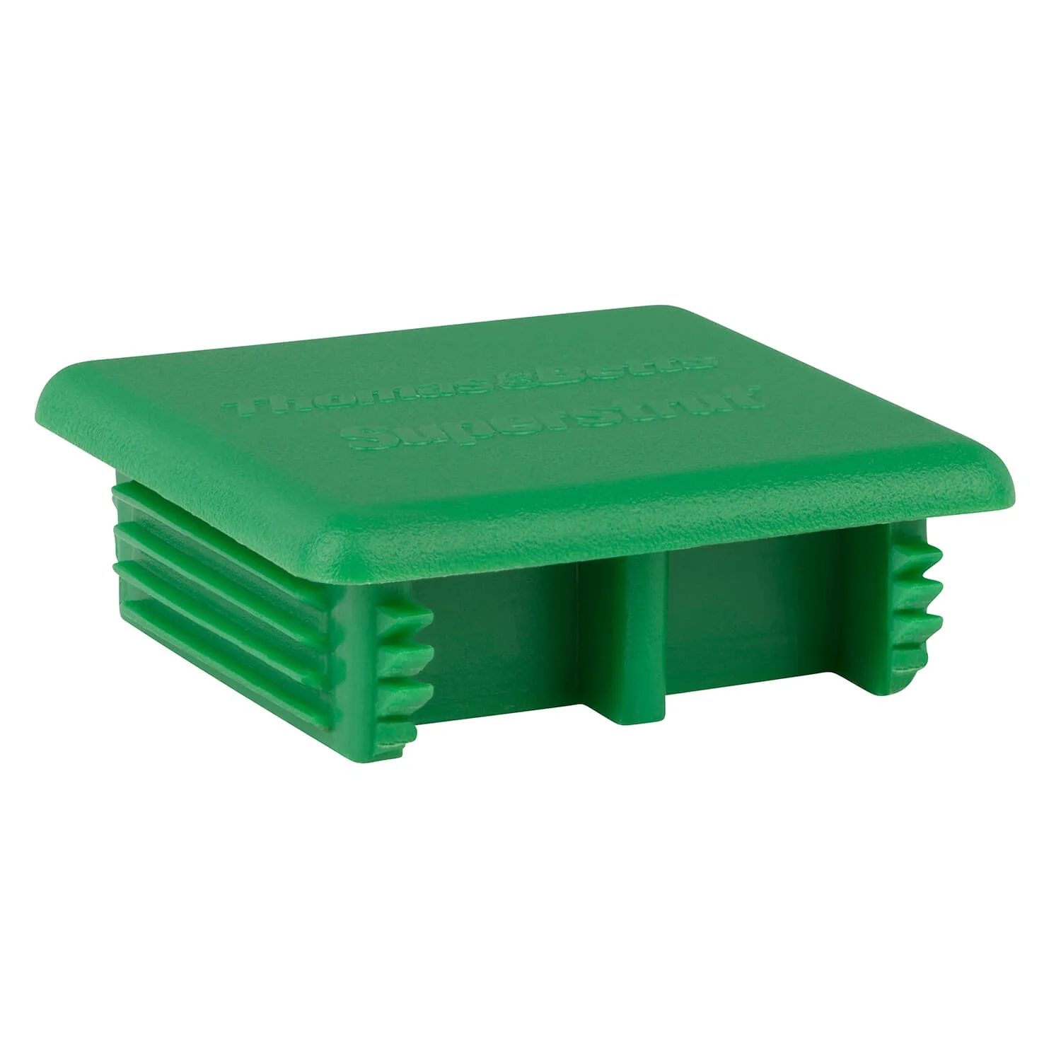 SUPER-STRUT SEC-A-GREEN End Cap, Green | CF4XQW