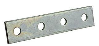 SUPER-STRUT X-208-EG Channel Flat Plate, 4 Hole, Electrogalvanized | CF6BJH