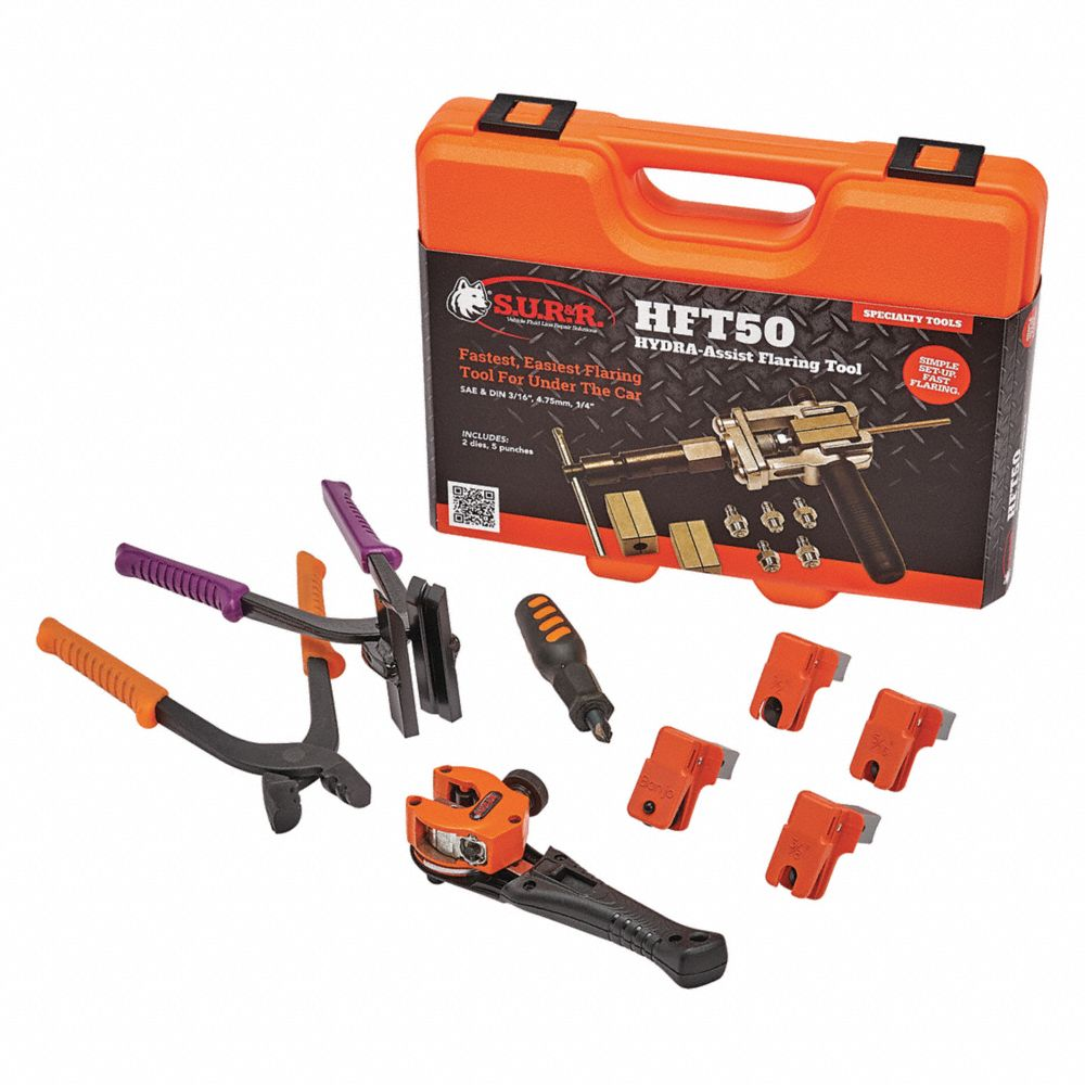 Brake Service Kit, Brake Tool, Accurately Cut, Prep, Bend and Straighten Brake Line Tubing