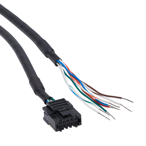 Encoder Cable, 10-Pin Connector To Pigtail, 6 ft. Cable Length