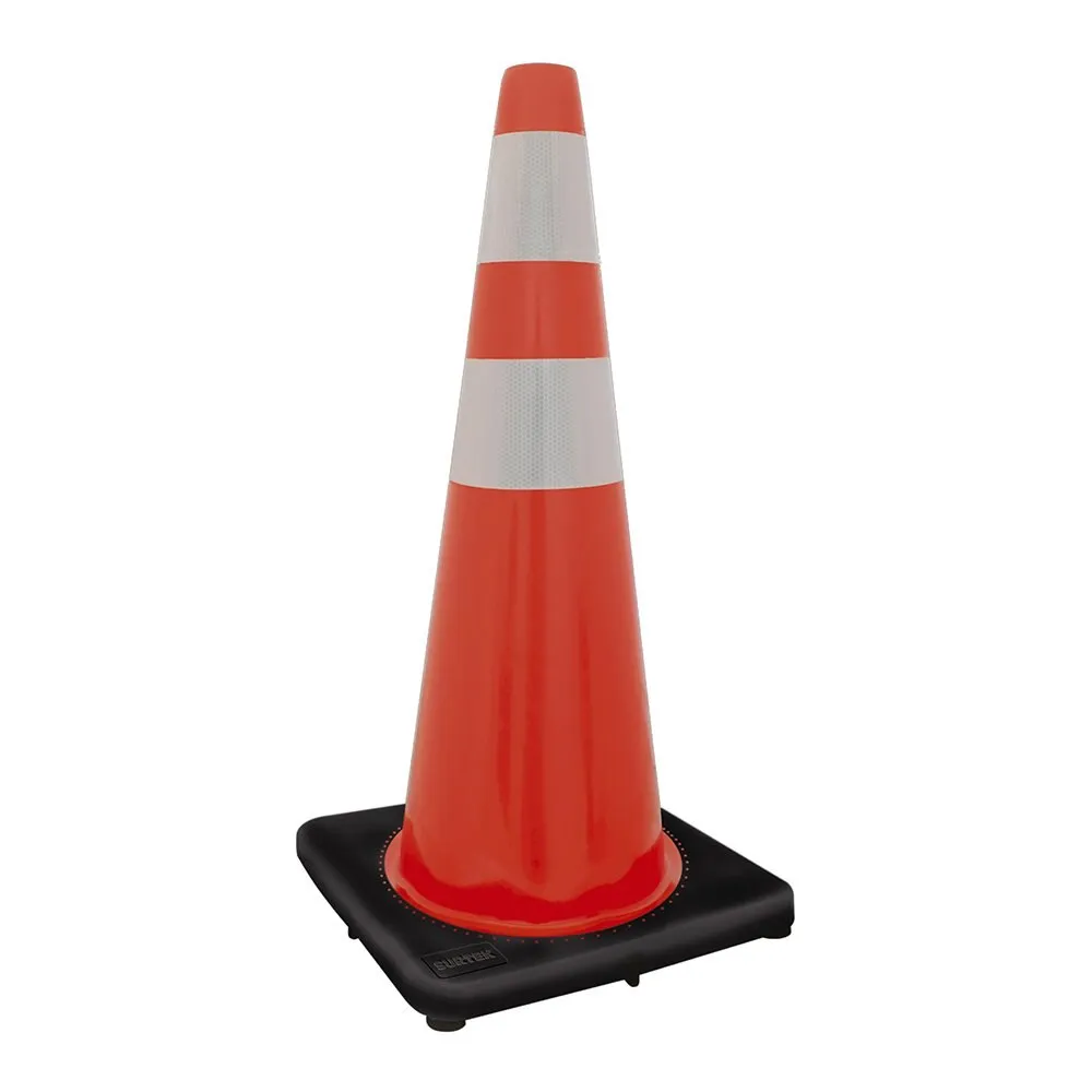 Cones, PVC, 27.5627.55 Inch H, 13.78 L, 13.78 W, Orange