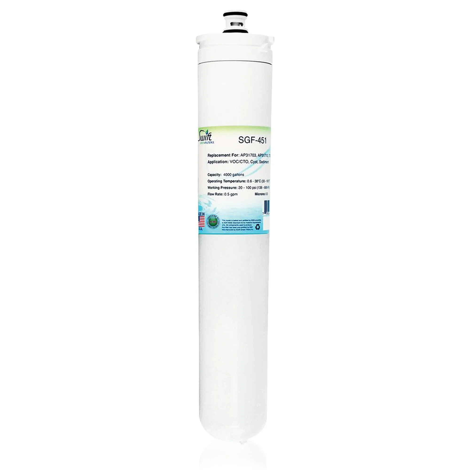 Replacement for 3M CS-451/452, CS-450/562/522 by Swift Green Filters