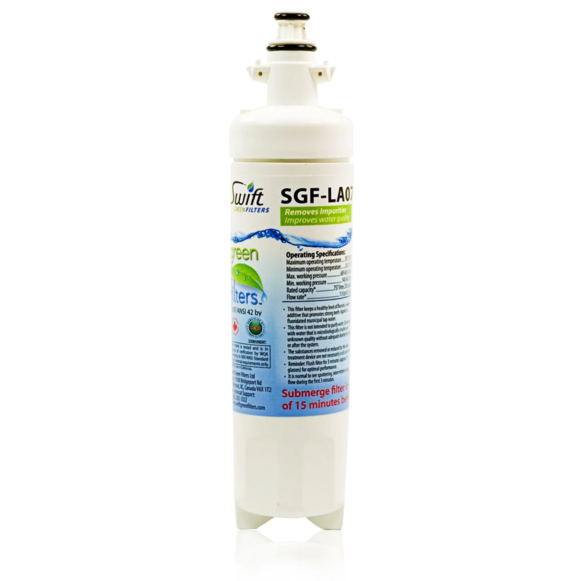 Compatible Refrigerator Water Filter for LG LT700-P, 46-9690, ADQ36006102, PH21410