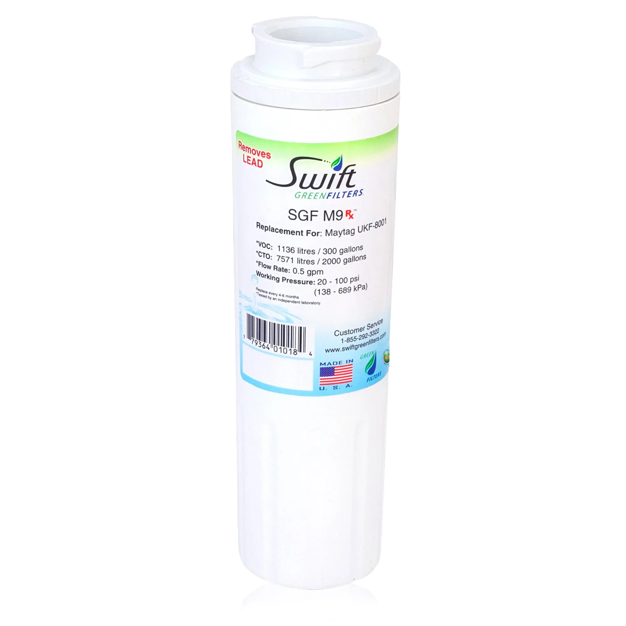 SGF-M9 Rx Pharmaceutical Replacement for Kenmore UKF8001, EDR4RXD1