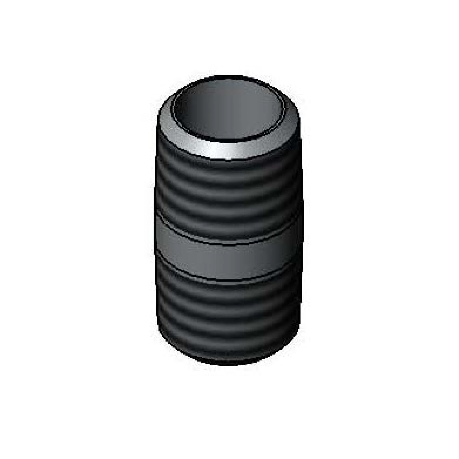 T&S 000355-40 Long Nipple, 3/8 NPT x 1-1/4 Inch, Chrome Plated | AP6MUP