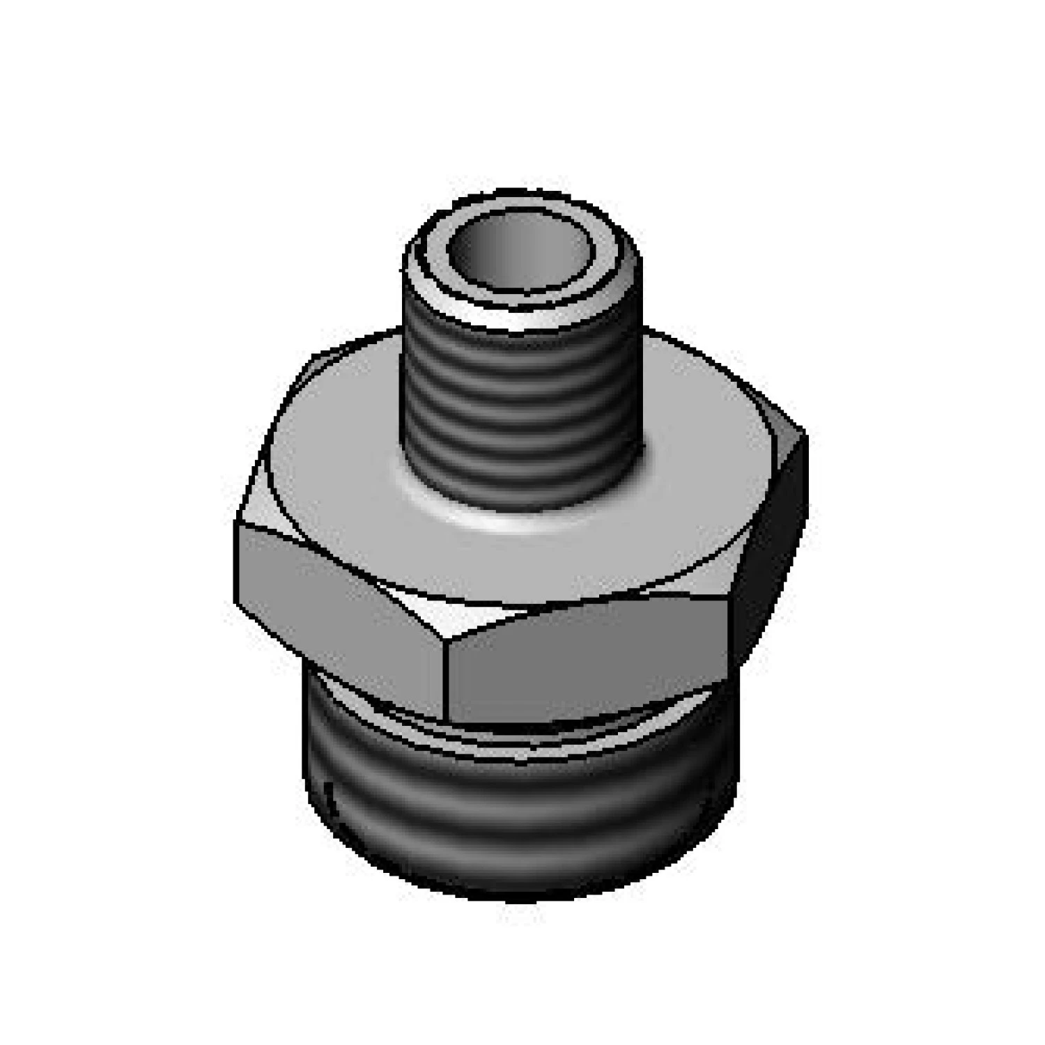 T&S 000542-25 Adapter 1/8 Male x 3/4-14 Male | AP6PDH