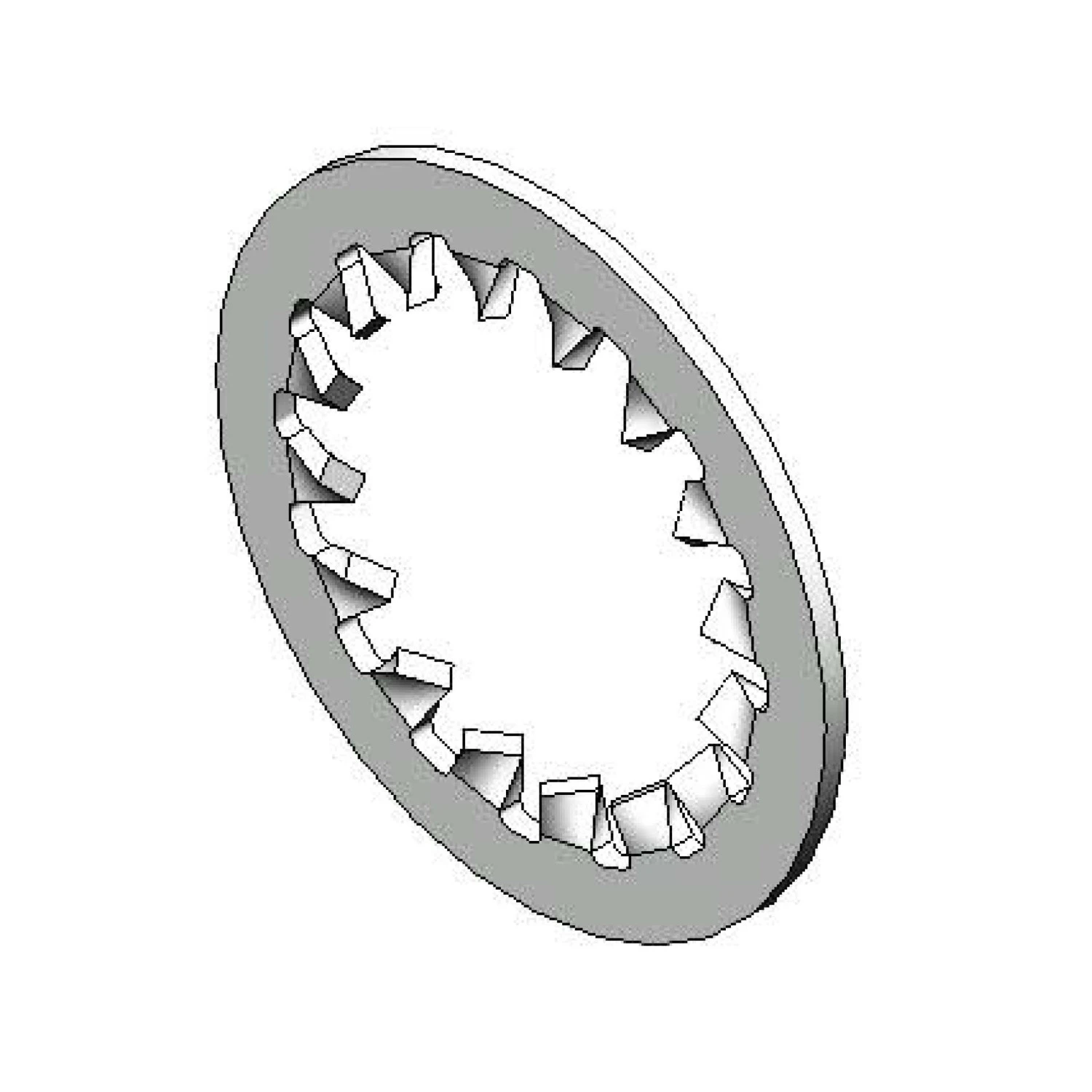 T&S 001003-45 Lock Washer, Internal Tooth, 1-5/32 Inch ID And 1-13/16 Inch OD | AP6RBM