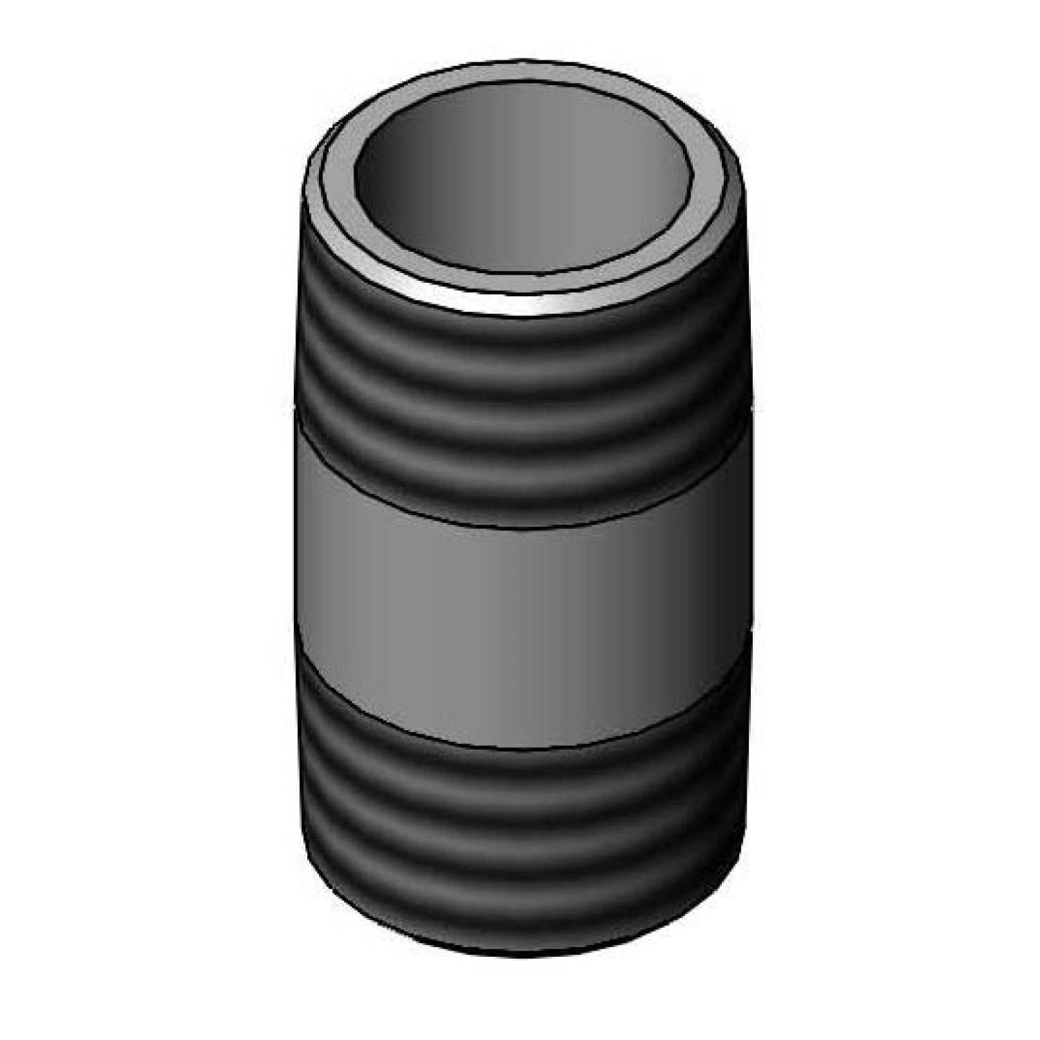 T&S 001509-40 Nipple, 1/2 Inch NPT, 1-1/2 Inch Long | AP6UKL