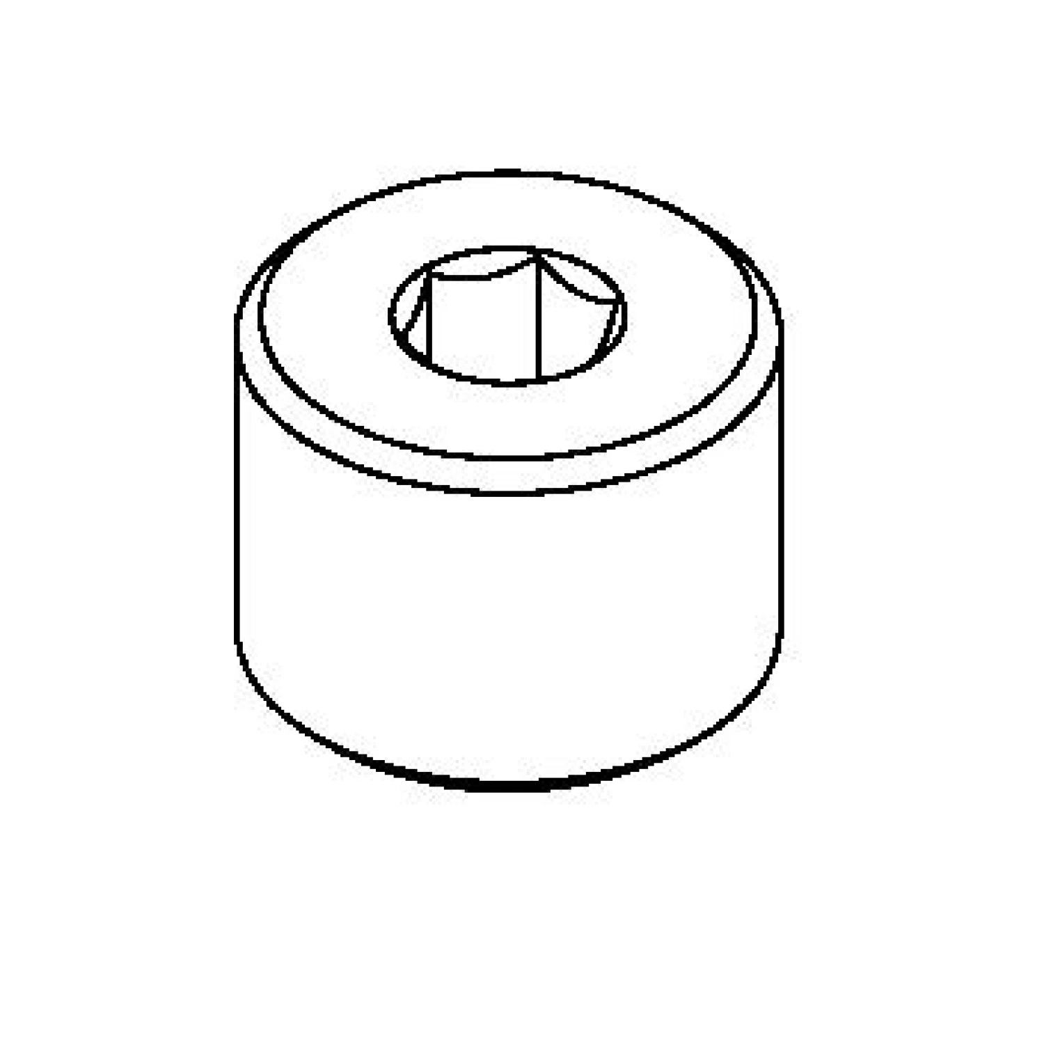 T&S 014554-25 Close Nipple, 7/8-20UN, Rough Chrome Finish | AP8HCW