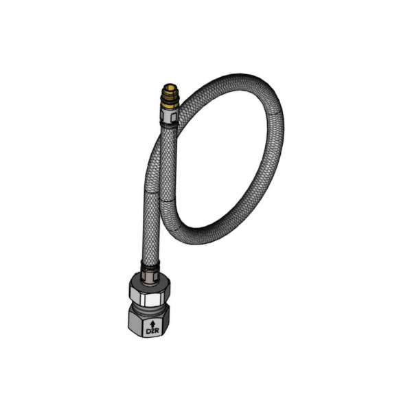 Flexible Connector Hose, Check Valve Adapter, European