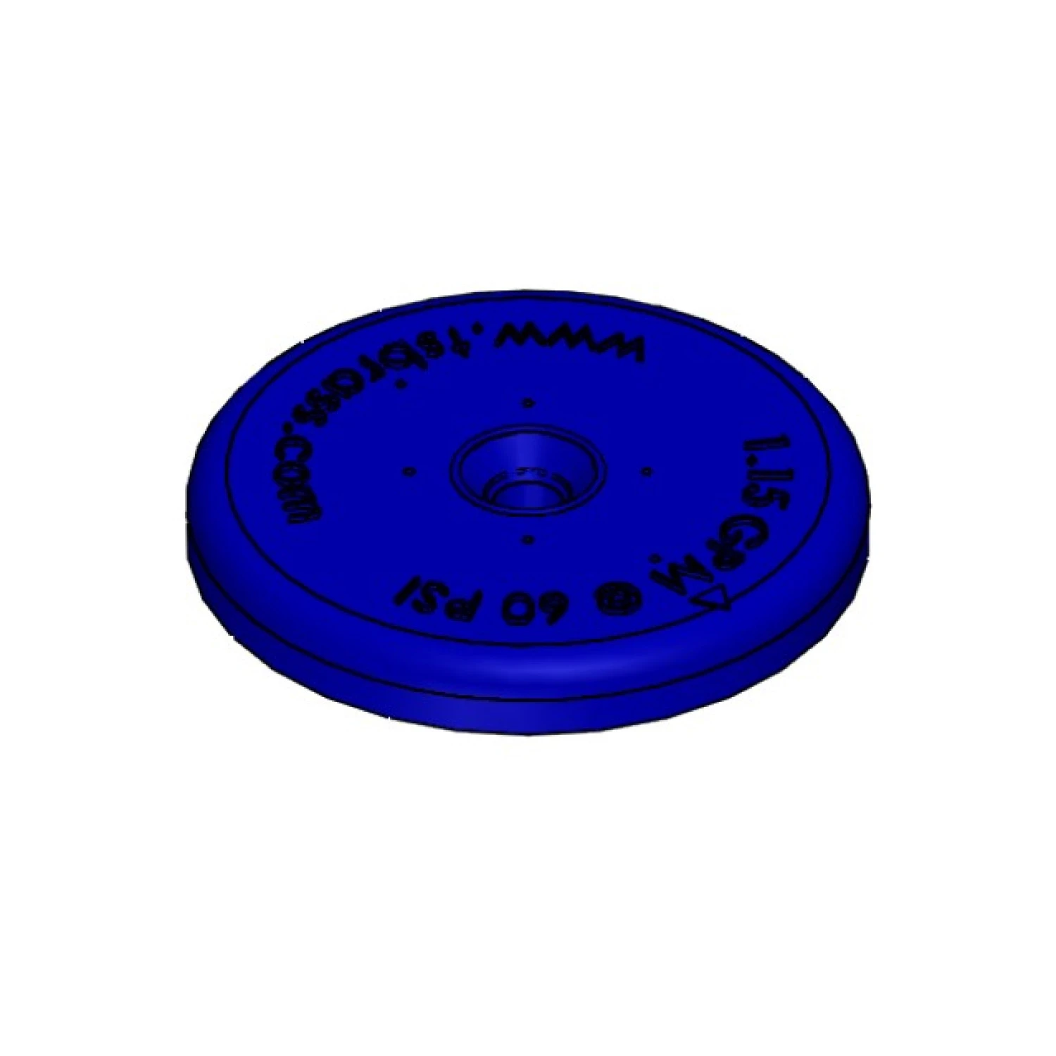 T&S 017288-45 Spray Face, 1.15 gpm, 60 Psi, Blue | CL6UNF