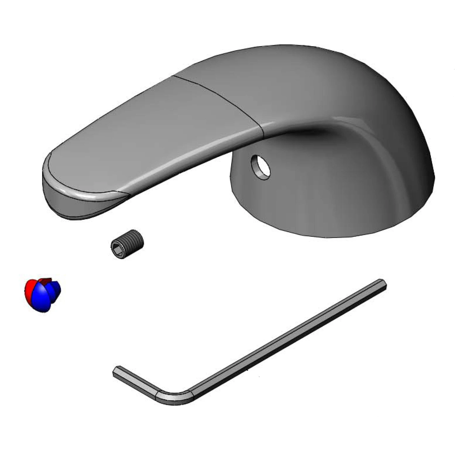 T&S 017443-45 Handle, For PBV Shower Valve | AP8KHP