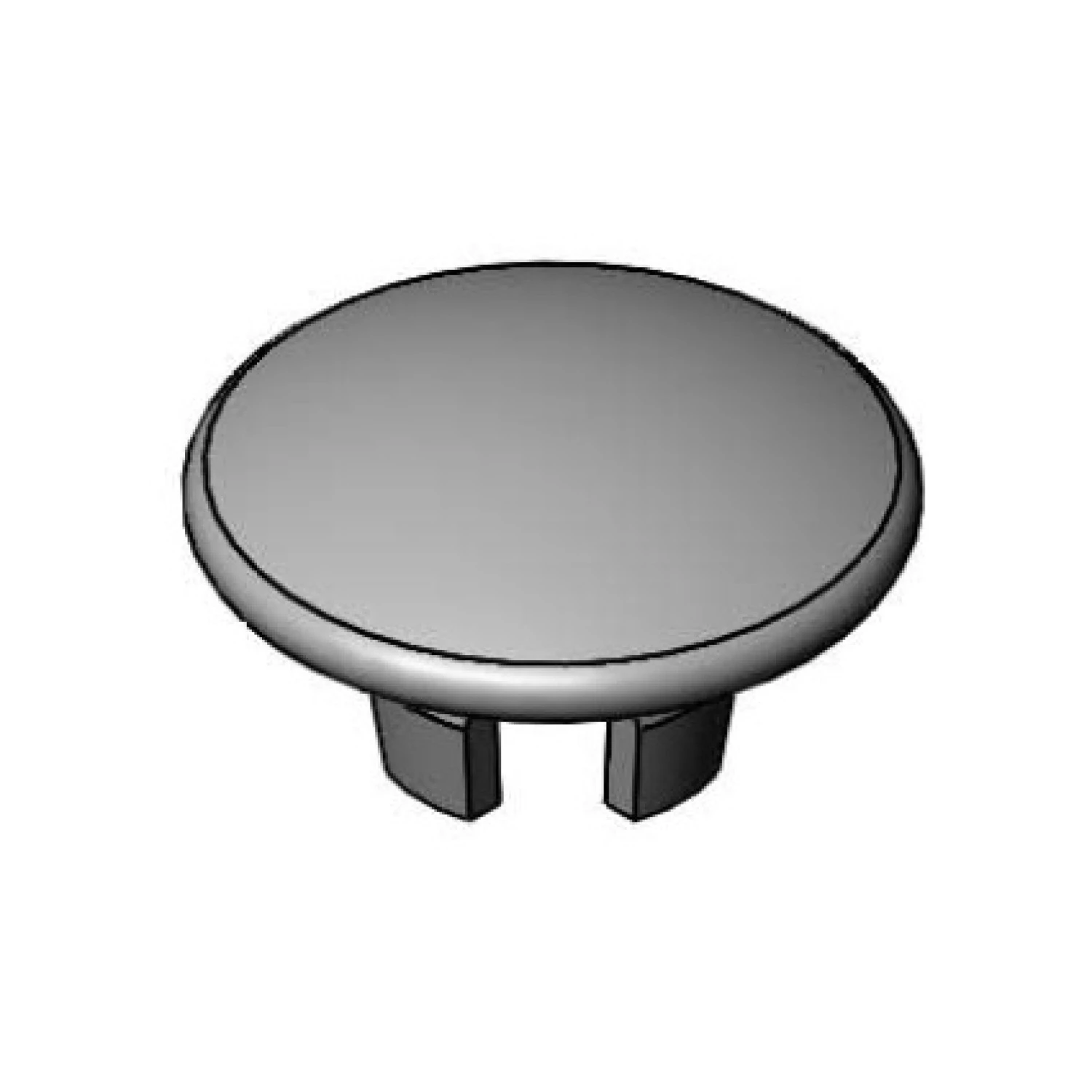 T&S 020843-45 Snap-In Plug, 3/16 Inch Nickel Plated for Surface Mount | CL6UPP