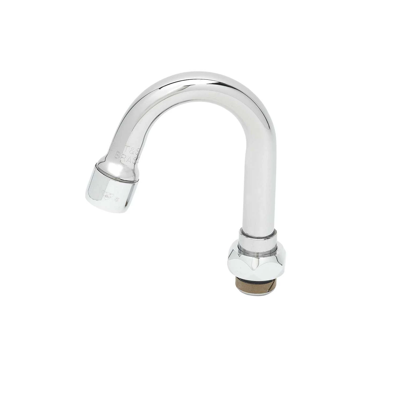 T&S 131X-A22 Swivel Gooseneck, With 2.2 GPM Aerator, 2-15/16 Inch Spread, 4-3/4 Inch Height | AQ9HXN