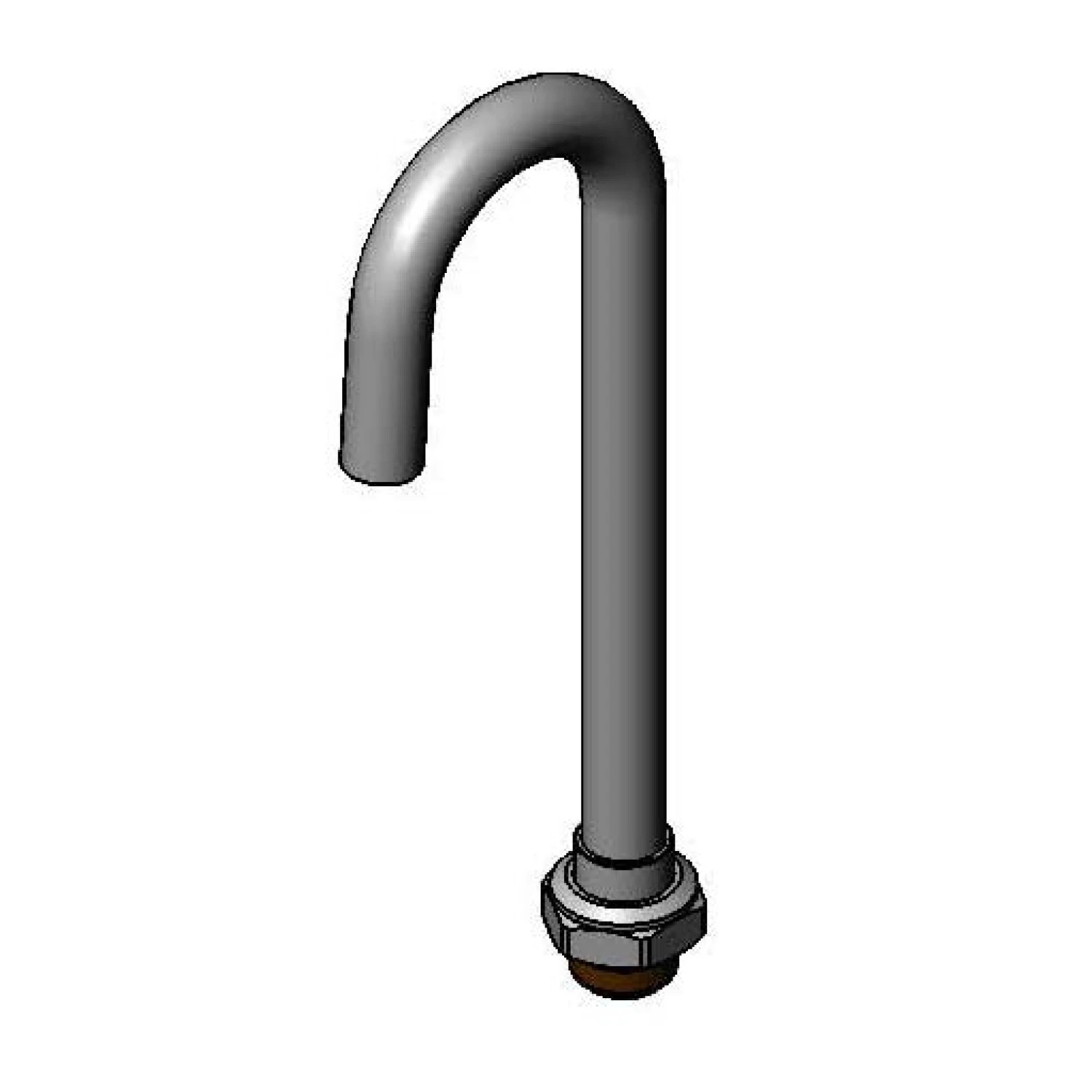 T&S 132XP Swivel Gooseneck, 2-9/16 Inch Spread, 8-13/16 Inch Height, 6-1/16 Inch Clearance | AQ9JRR